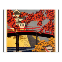 Destination: Japan Travel Poster Post Card