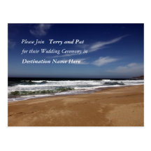Destination Wedding Postcard