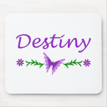 Destiny (Purple Butterfly) Mousepad