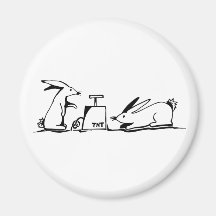 Destructobunnies Fridge Magnet