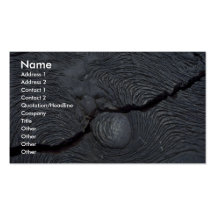 Detail of cracked lava, Bartolome Island, Galapago Business Card Template