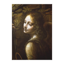 Detail of the Angel, from The Virgin of the Gallery Wrapped Canvas
