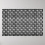 Detailed Carbon Fibre Textured Posters