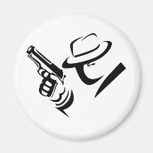 Detective Mobster Magnet