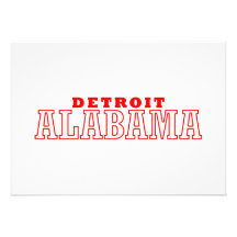 Detroit, Alabama Personalized Invites