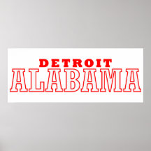 Detroit, Alabama Print