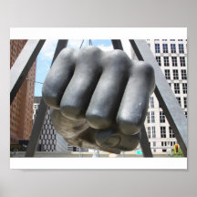Detroit Fist Poster