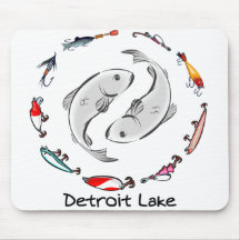 Detroit Lake ying Mouse Pads