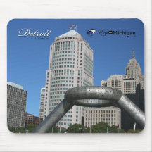 Detroit, Michigan Mousepads
