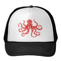 Detroit Octopus Trucker Hat