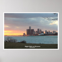 Detroit Riverscape Print