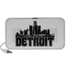 Detroit Skyline Travel Speakers