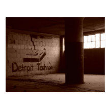 Detroit Techno (postcard)