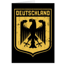 Deutschland Eagle -  German Coat of Arms Card