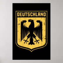 Deutschland Eagle -  German Coat of Arms Print