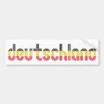 Deutschland flag colours! bumper sticker