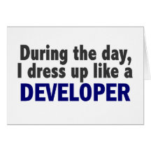 Developer During The Day Cards