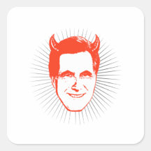 DEVIL ROMNEY BURST STICKER