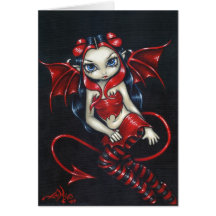 "Devilish Fairy" Greeting Card