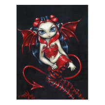"Devilish Fairy" Postcard