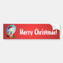 Deville Xmas Bumper Sticker