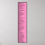 Dewey Decimal System: Hot Pink Posters