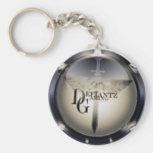 DG Black K Key Chain
