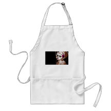 dia de los muertos apron