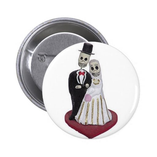 Dia de los Muertos Button