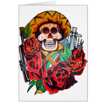 dia de los muertos card