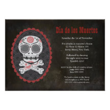 Dia De Los Muertos Day of the Dead Party Invite