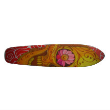 dia de los muertos skate board