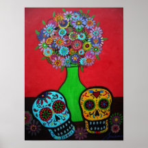DIA DE LOS MUERTOS TI EXTRANO POSTER