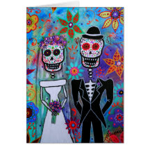 DIA DE LOS MUERTOS WEDDING GREETING CARDS