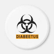 Diabeetus Fridge Magnets