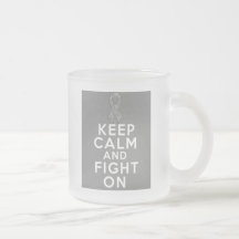 Diabetes Keep Calm and Fight On Coffee Mug
