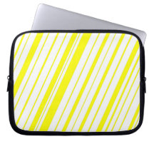 Diagonal Stripe ~Yellow Computer Sleeve