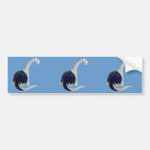 Diamond and Emerald Dinosaur Bumper Sticker