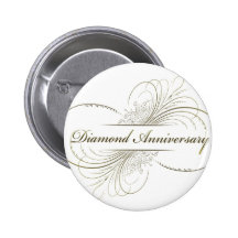 Diamond anniversary button