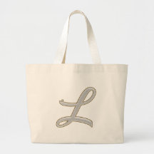 Diamond Bling L Canvas Bags