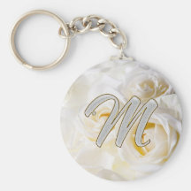Diamond Bling M Key Chain