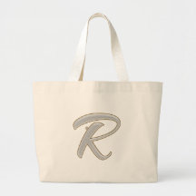 Diamond Bling R Canvas Bag