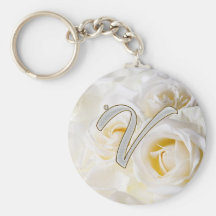 Diamond Bling V Key Chains