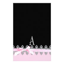 Diamond Delilah Initial:A Custom Stationery