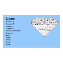Diamond Feelings, Many Facets Business Card