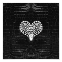 Diamond Heart Photographic Print