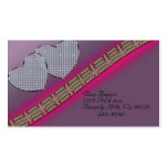 Diamond Hearts Lavender and Pink Business Card Templates