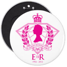 Diamond Jubilee Commemorative Button