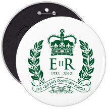Diamond Jubilee Commemorative Button