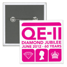 Diamond Jubilee Commemorative Button